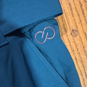 Women’s small Calia tie waist cropped pants - blue. Barely worn